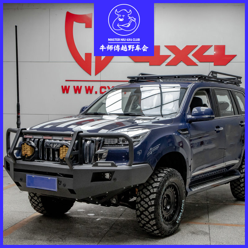 牛师傅推荐 哈弗h9前杠改装 h9牛栏杠防撞装绞盘射灯