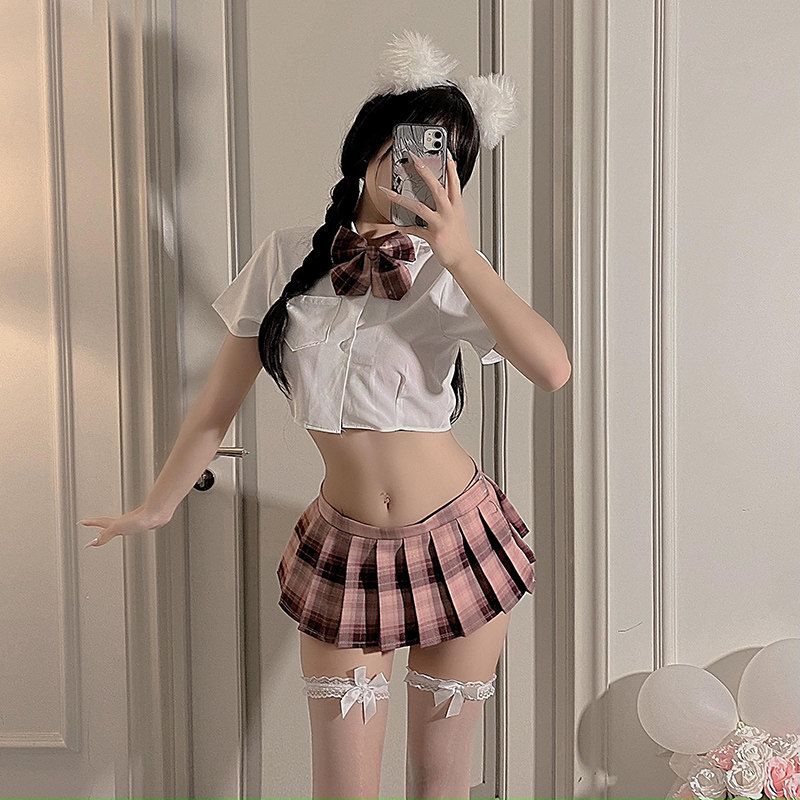 性感jk制服纯欲初恋学妹清纯甜妹