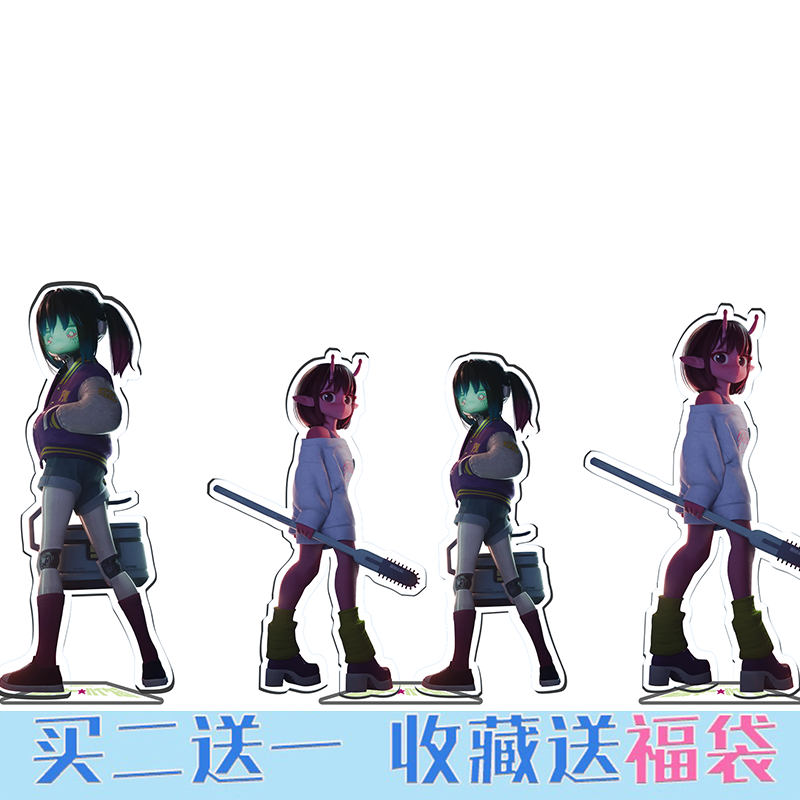 银河特急银河地铁周边MilkySubway动漫立牌摆件