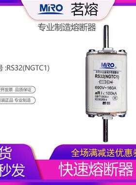 RS32 NGTC1快速熔断器保险丝保险管100A125A160A200A250A