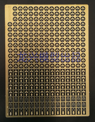 【龙兴模型】35038 1:350舰船蚀刻片 通用舷窗蚀刻片