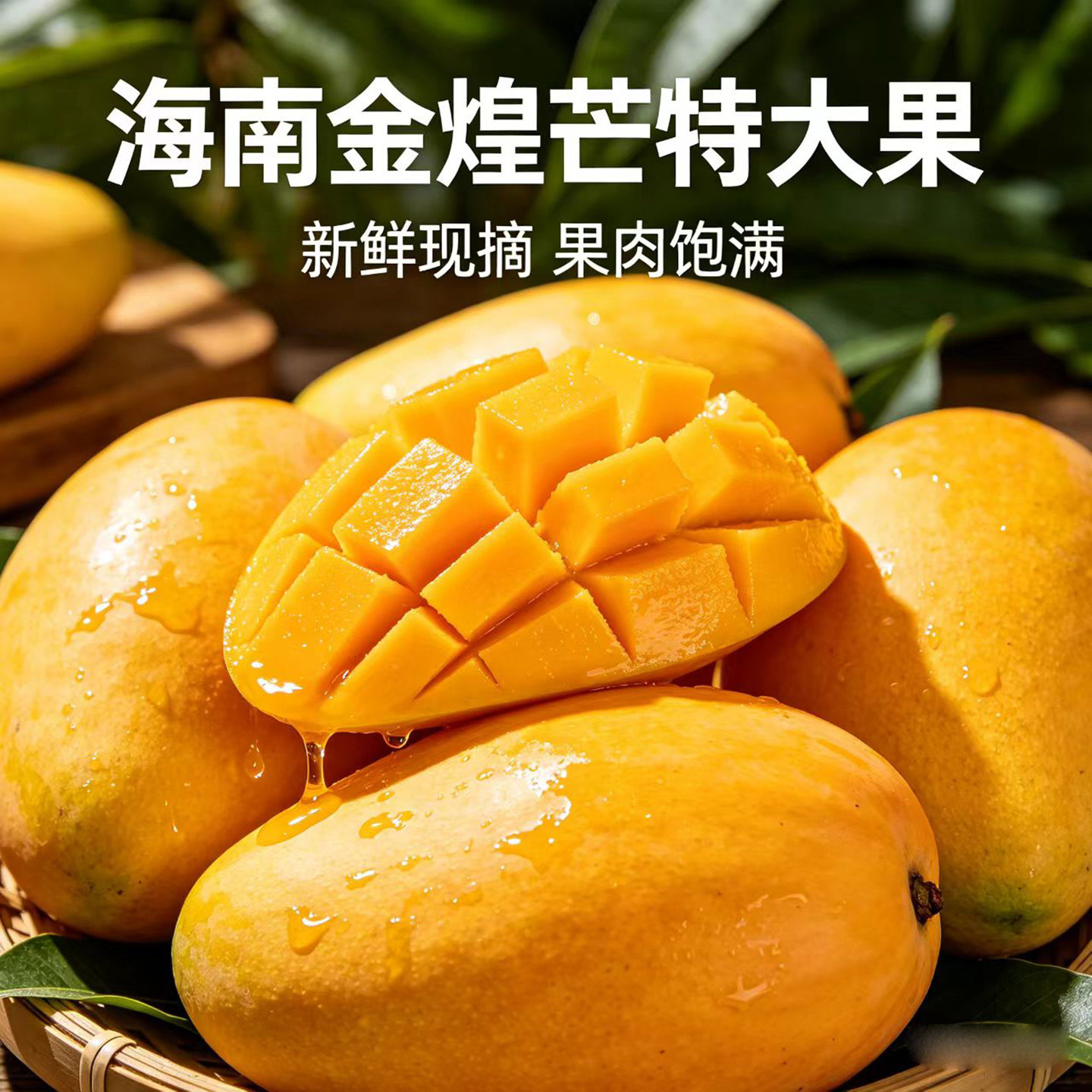 海南孕妇水果现摘现发金煌芒特果