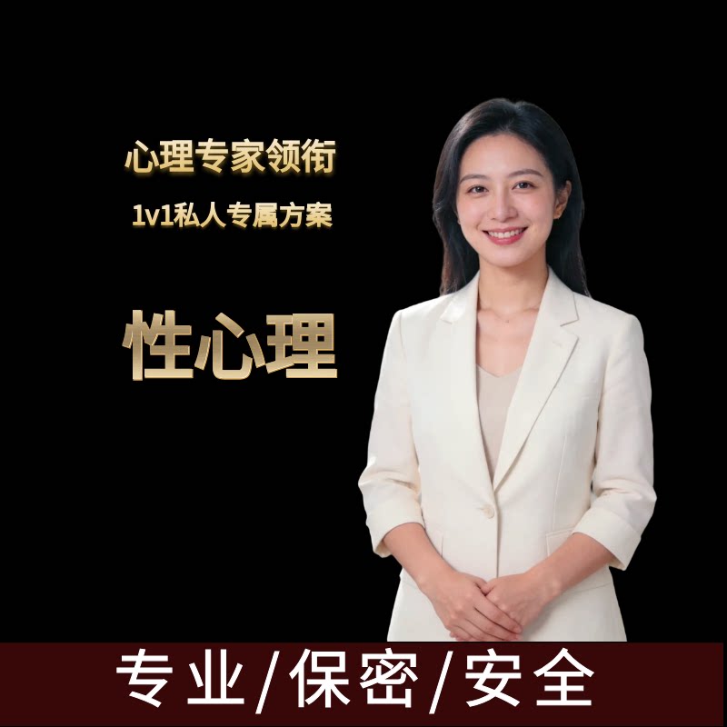 专业心理咨询1v1私人专属方案性心理咨询保密同性恋健康服务隐私