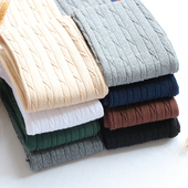 秋裤 新款 裤 女外穿秋冬季 子 麻花纯棉大码 薄款 踩脚长裤 打底裤 毛线裤