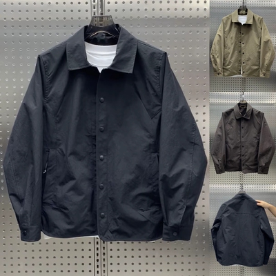 潮牌工装风翻领夹克外套