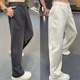 加绒时尚 男士 休闲裤 秋冬厚款 立体剪裁中腰弹力直筒宽松显瘦卫裤 男