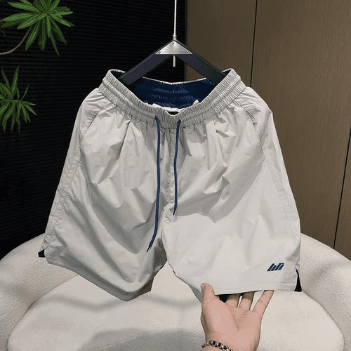 多巴胺色男士冰丝凉感速干五分裤