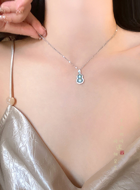 玉葫芦项链新中式小众