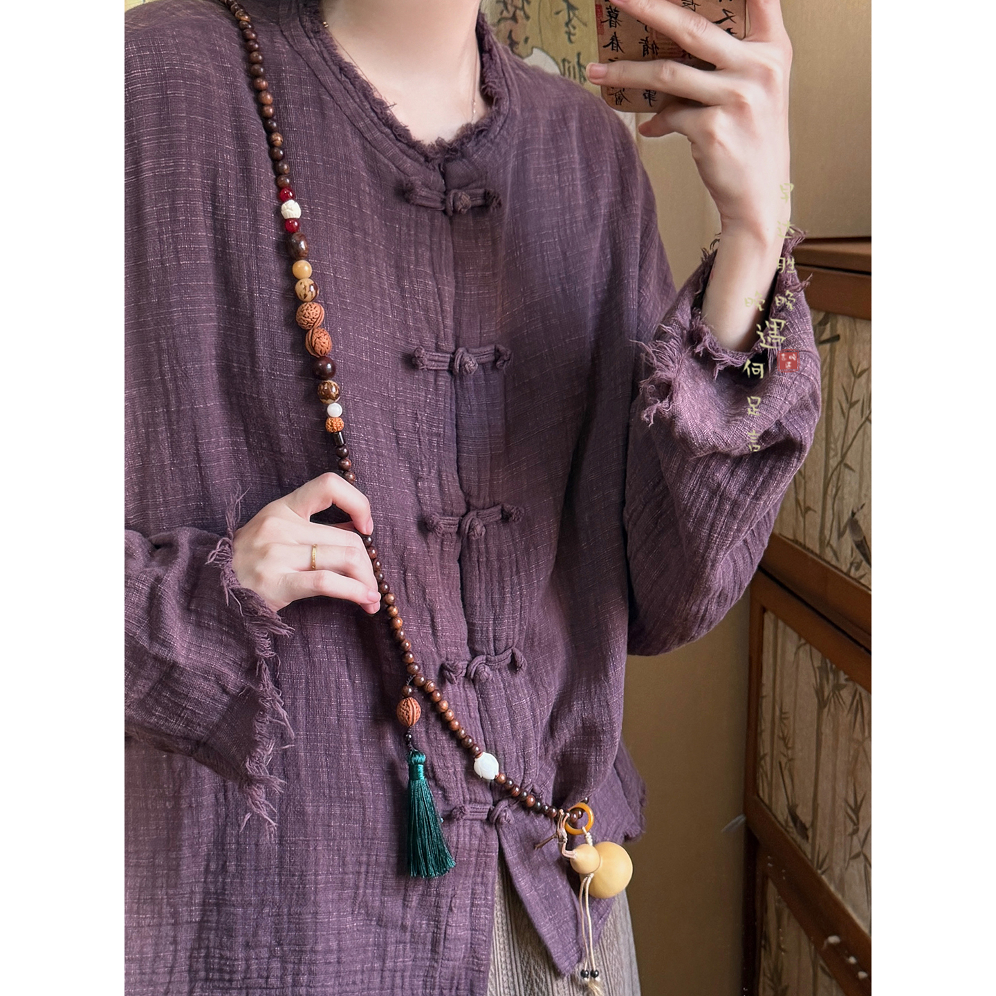 福禄寿串珠项链新中式古风