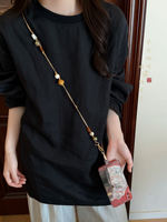 Retro beaded crossbody phone lanyard for women, 2026 new anti-drop and anti-loss phone strap thumbnail 6