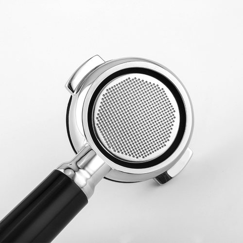 格米莱专业不锈钢无底手柄58MM单层滤网咖啡机手柄通用单双杯粉碗