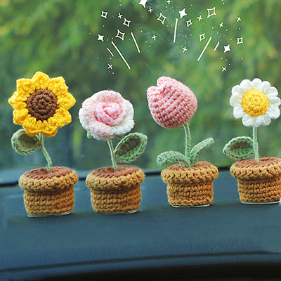 车摆件向日葵diy送男生