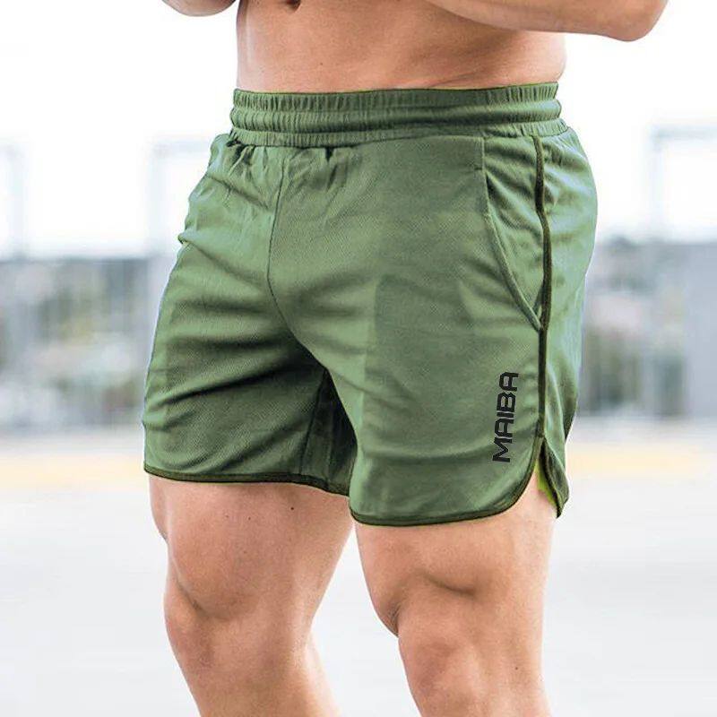 NEW FITNESS BREATHABLE SPORTS SHORTS RUNNING QUICK DRY PANTS