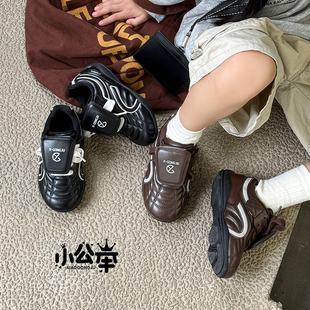 女童运动鞋2026年秋冬季新款轻便软底儿童鞋子时尚韩版男童德训鞋