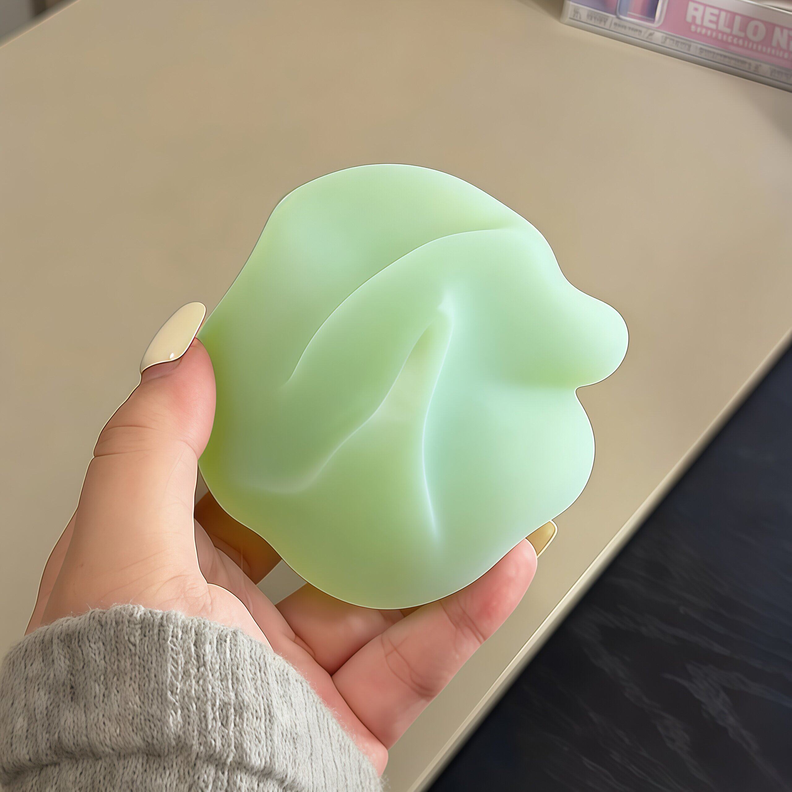 翡翠玉!海洋球捏捏乐无毒手作球减压解压玩具慢回弹麦芽糖2026新