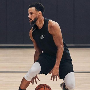 库里篮球速干美式 T恤 训练服背心男运动球衣跑步健身宽松透气无袖