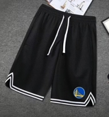 男速干透气库里跑步儿童运动裤 休闲宽松五分裤 潮 篮球短裤 球星美式