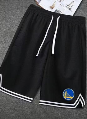 球星美式篮球短裤休闲宽松五分裤男速干透气库里跑步儿童运动裤潮