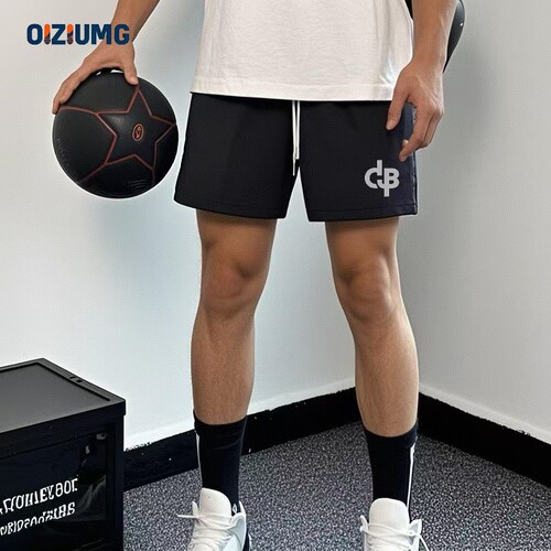 篮球三分篮球运动短裤男夏运动健身训练休闲宽松透气裤子美式四分
