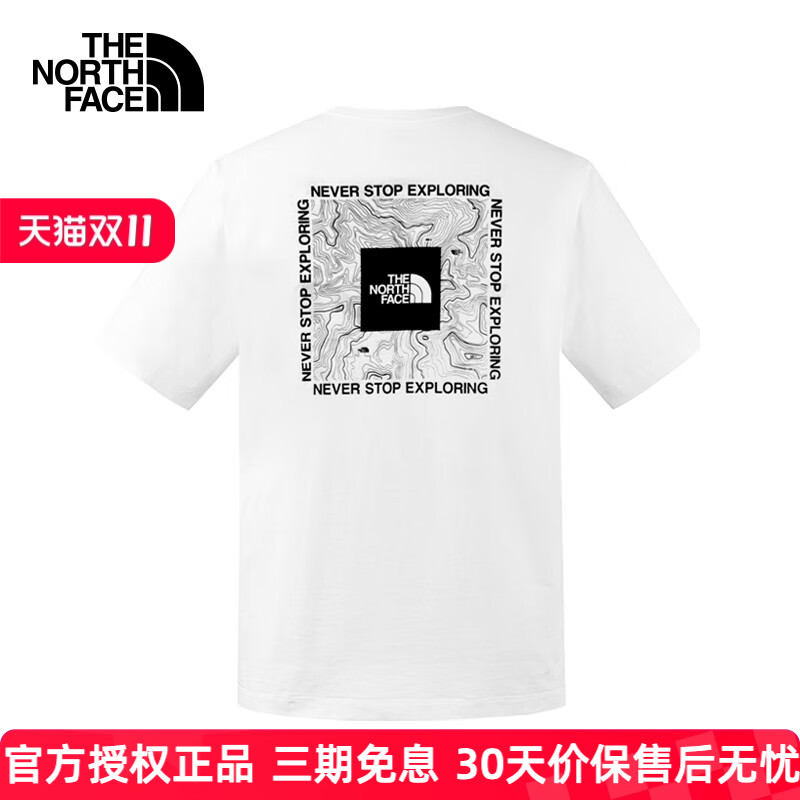 北面短袖T恤男半袖8DBX