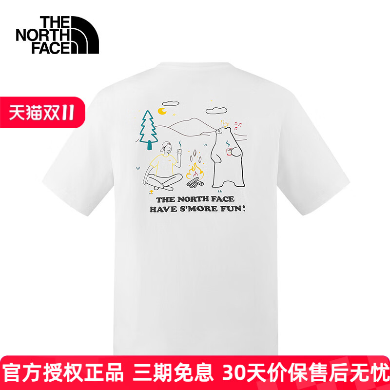 北面短袖T恤男女款8DBV