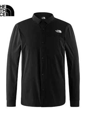 TheNorthFace北面长袖衬衫男士春夏新款户外舒适透气休闲上衣4NCQ