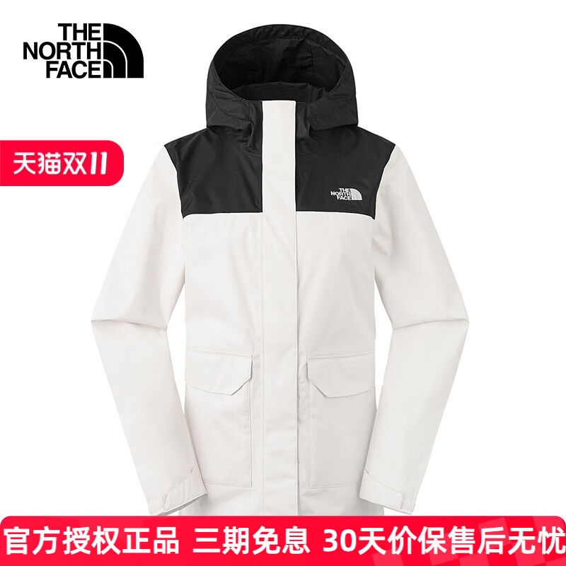 北面冲锋衣女时尚单层外套