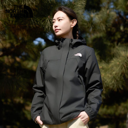 北面冲锋衣女硬壳防风夹克