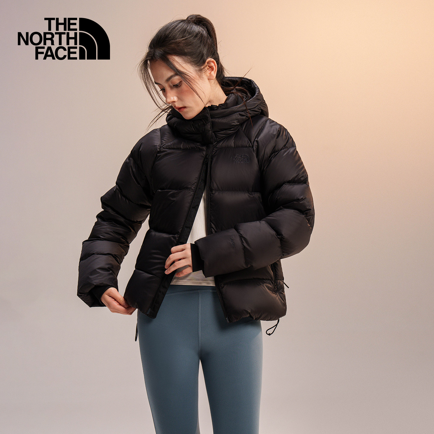 北面女秋冬600蓬鹅绒羽绒服图片