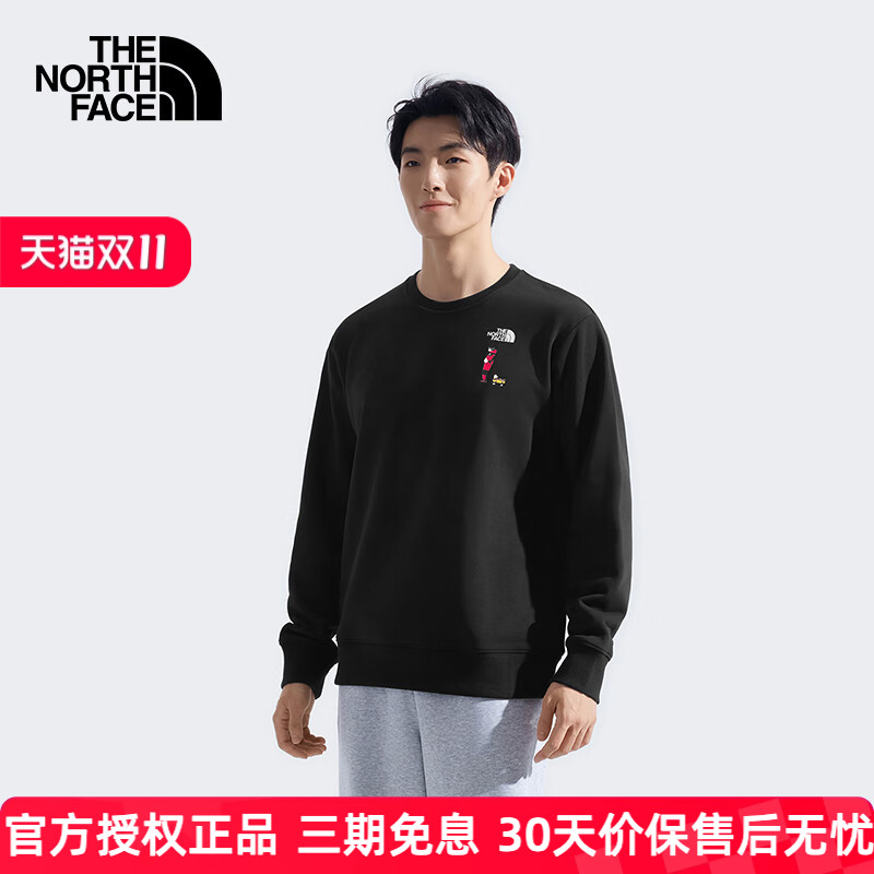 北面卫衣男女款针织圆领