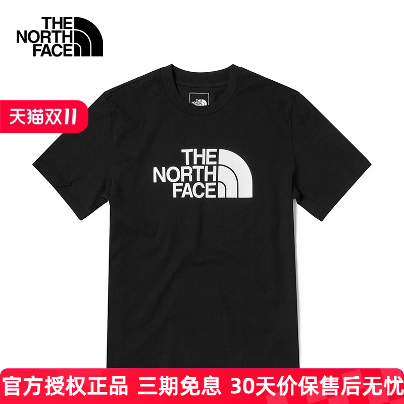 北面短袖男女款经典大LOGO