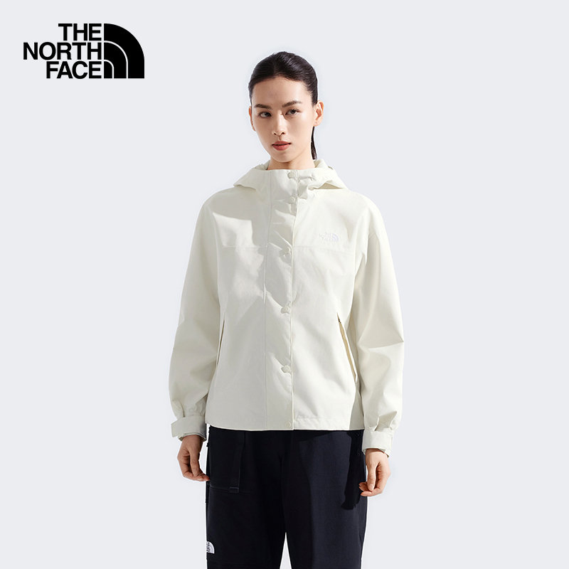 北面冲锋衣女硬壳短款外套