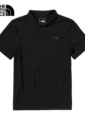 TheNorthFace北面POLO衫男春夏新款户外吸湿透气防晒速干半袖7WD2