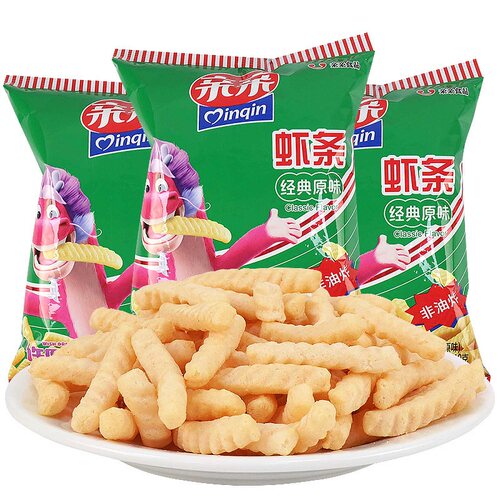 亲亲虾条山东膨化食品非油炸