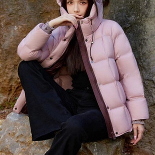 文艺高品质显瘦羽绒服女中长款95白鸭绒2025冬季加厚泡芙保暖外套