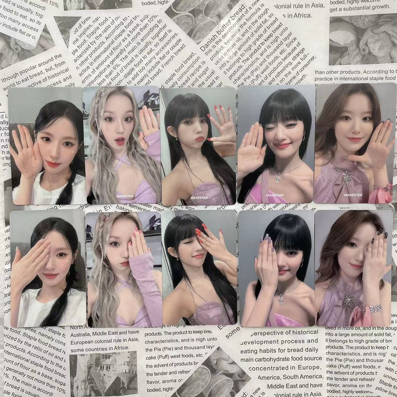 (G)IDLE女娃ms7.0特典卡双面卡宋雨琦舒华小卡正版