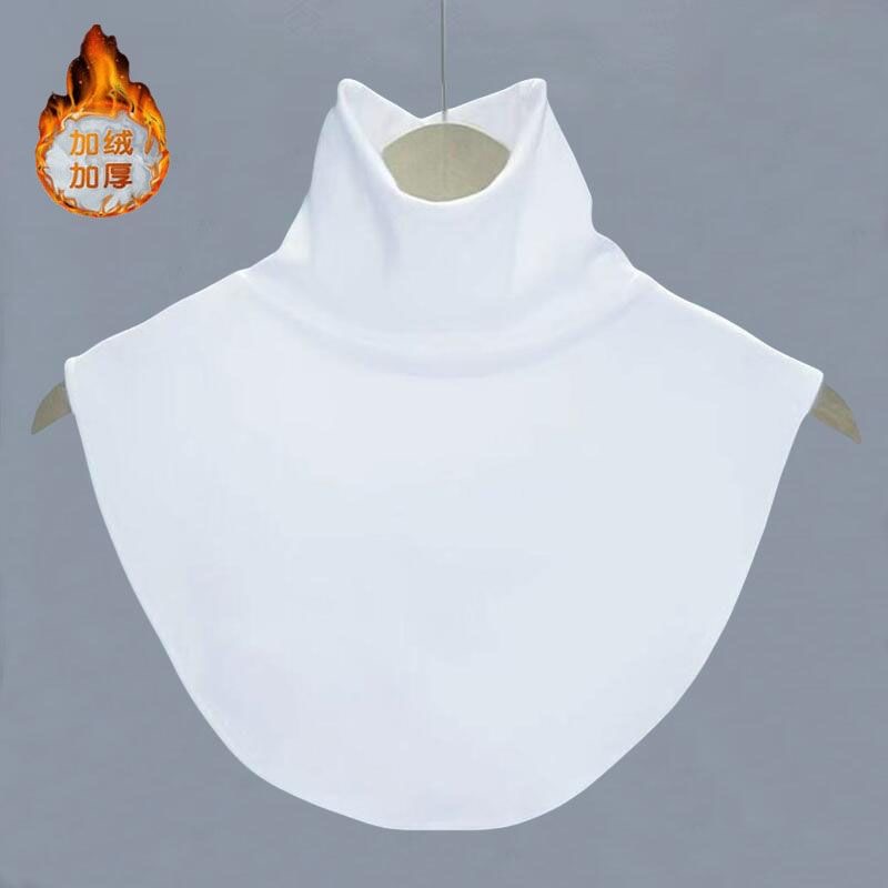 加厚德绒高领高弹假领子女款