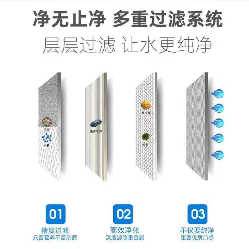 【厨下透明】史蒂夫净水器家用直饮厨房台下式净水器可清洗滤芯