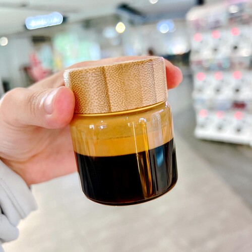 冷萃咖啡浓缩液分装瓶子50ml粉豆玻璃存放容器小外带杯便携密封罐