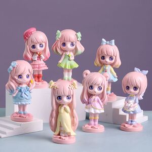 甜心下午盲盒女孩手办网红2024新款春日少女女生生日礼物摆件公仔