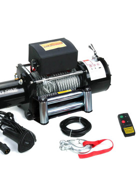 厂家直销12v/24v 25000磅汽卡车绞盘 电动绞盘 自救脱困绞盘