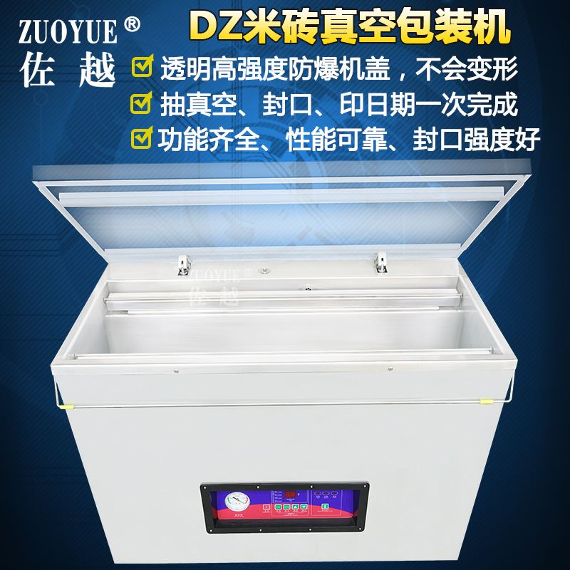 DZ-660全自动米砖真空包装机 大米真空机 杂粮四方模具真空封口机