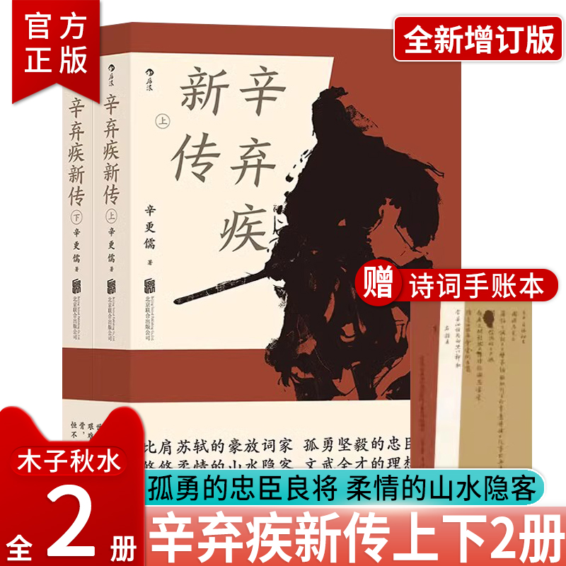 辛弃疾新传上下全两册名人传记