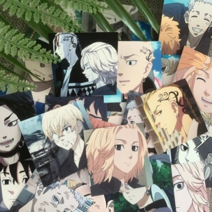 东京卍复仇者佐野万次郎龙坚贴纸三谷隆千冬重生之道初代总长贴画