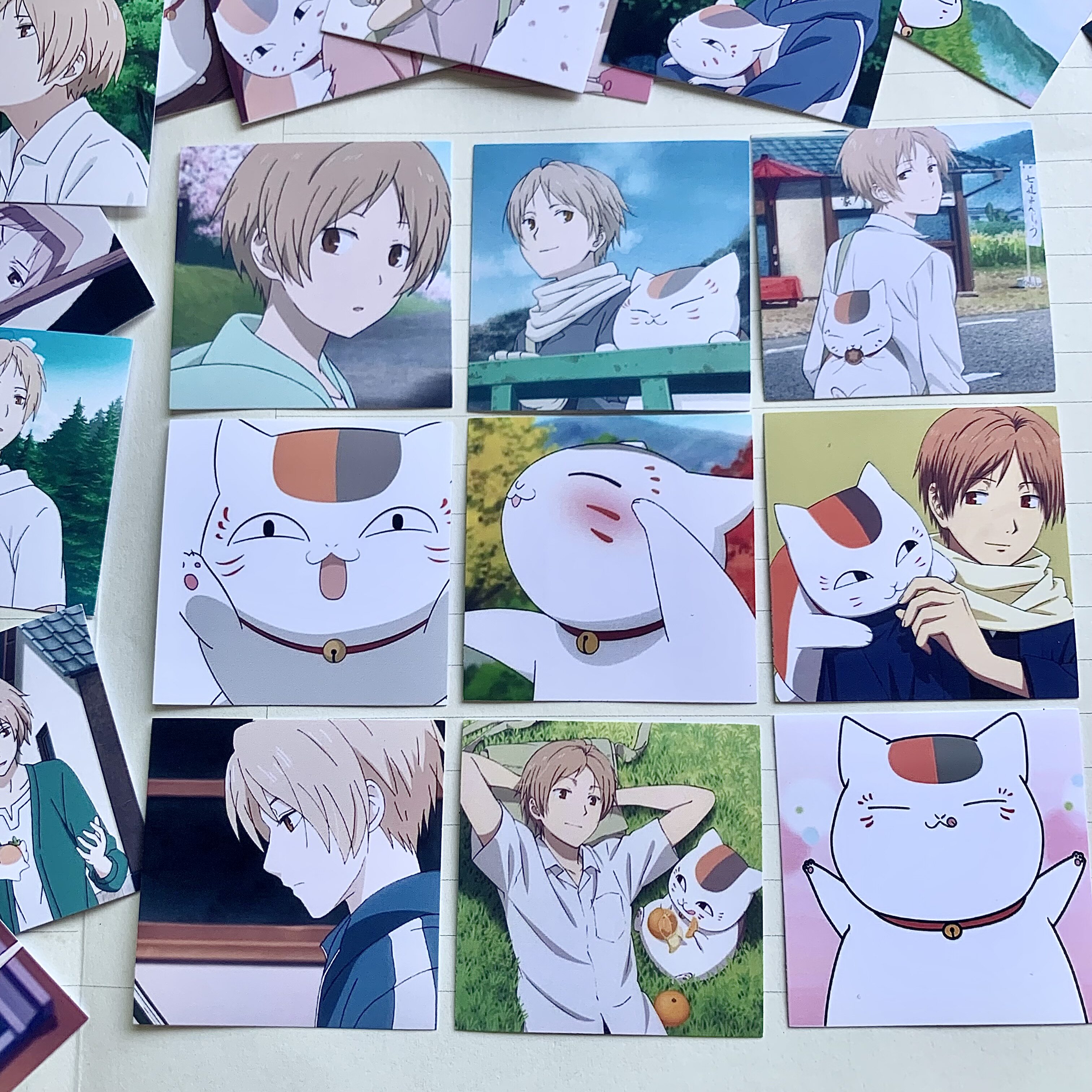 夏目友人帐动漫周边治愈猫咪老师二次元手机壳手帐diy装饰贴包邮