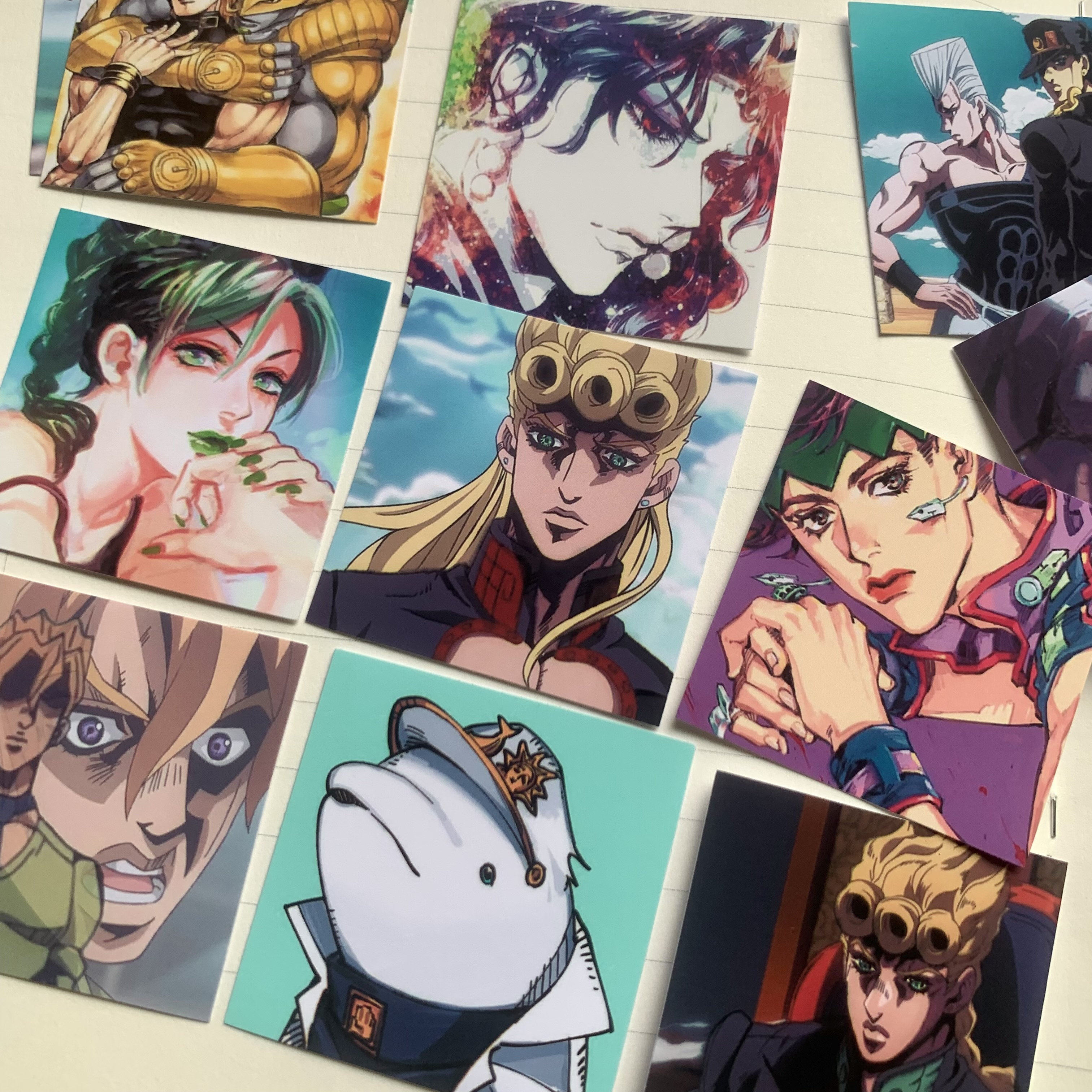 动漫周边二次元jojo的奇妙冒险黄金之风手机壳手帐装饰贴纸贴画