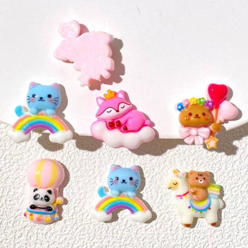 卡通动物气球树脂配件自制发夹