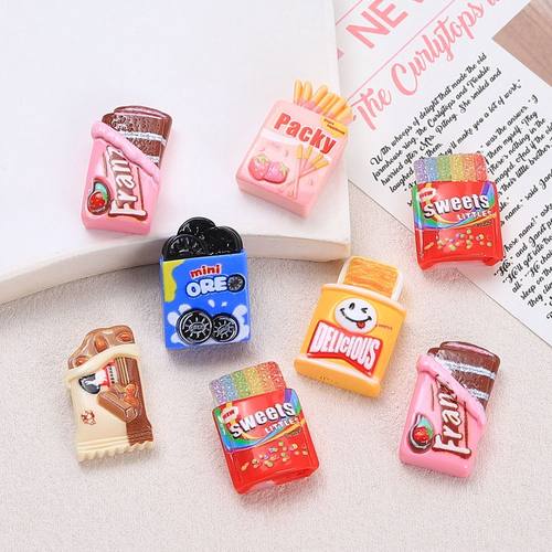 新款巧克力饼干零食袋手工diy