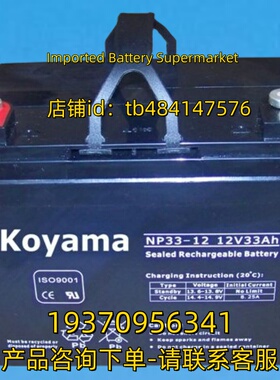 koyama蓄电池 koyama battery NP33-12 12V33AH 电池
