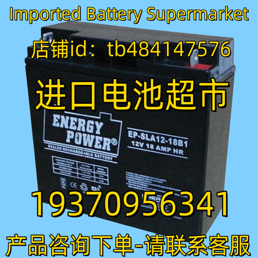 ENERGY POWER蓄电池 ENERGYPOWER EP-SLA12-18B1 12V18AMP HR电池